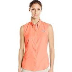🌺 Columbia Tamiami Sleeveless PFG Top L